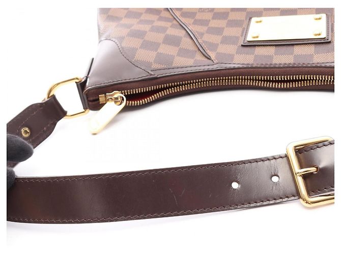 Borsa a Spalla Louis Vuitton Thames GM Damier Ebene Marrone - vista 15