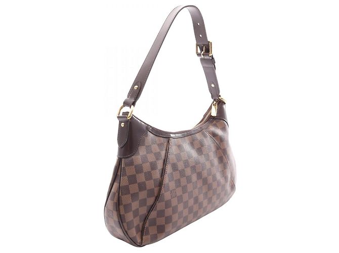 Borsa a Spalla Louis Vuitton Thames GM Damier Ebene Marrone - vista 2