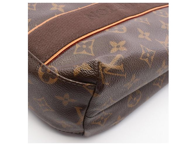 Borsa Tote Louis Vuitton Cabas Bobour Marrone Damier ebene - vista 7