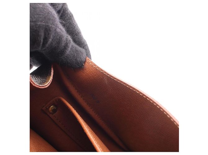 Borsa a Spalla Louis Vuitton Cartouchiere GM Marrone Monogramma - vista 6