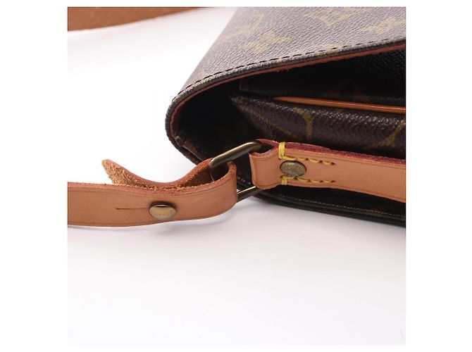 Bolso de Hombro Louis Vuitton Cartouchiere PM Monogram Castaño Monograma - vista 10