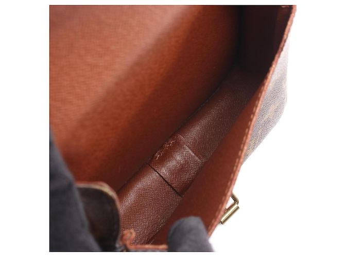 Bolso de Hombro Louis Vuitton Cartouchiere PM Monogram Castaño Monograma - vista 3