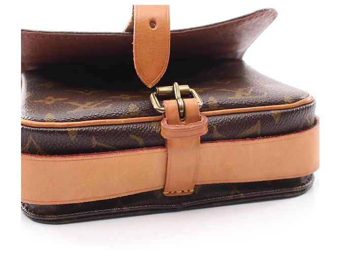 Bolso de Hombro Louis Vuitton Cartouchiere PM Monogram Castaño Monograma - vista 7