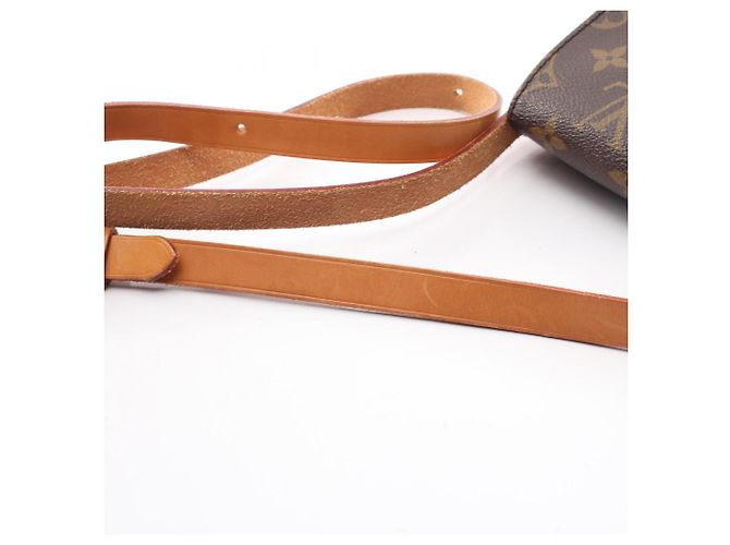 Bolso de Hombro Louis Vuitton Cartouchiere PM Monogram Castaño Monograma - vista 9