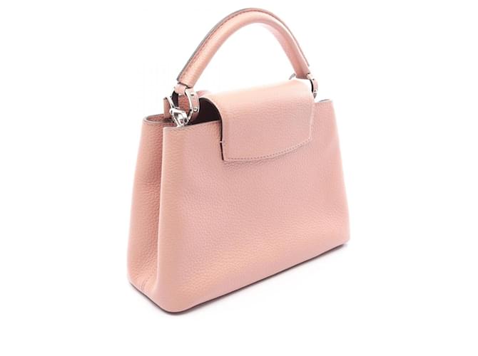 Borsa Louis Vuitton Capucines BB Rosa - vista 2