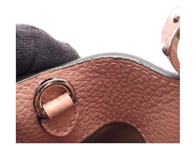 Borsa Louis Vuitton Capucines BB Rosa - vista 7