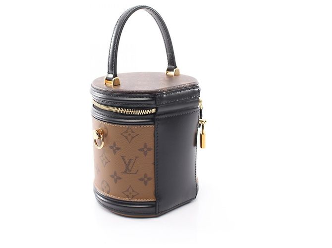 Borsa 2-Way Louis Vuitton Cannes Monogram Reverse Marrone Nero Monogramma - vista 2