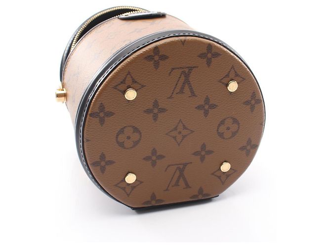 Borsa 2-Way Louis Vuitton Cannes Monogram Reverse Marrone Nero Monogramma - vista 6