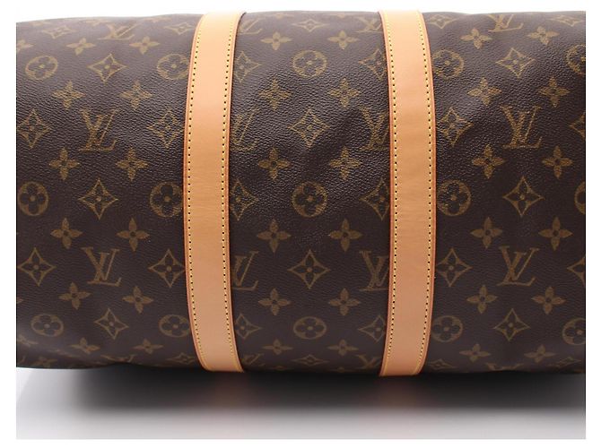 Louis Vuitton Keepall 45 Boston Bag Marrone Monogramma - vista 6