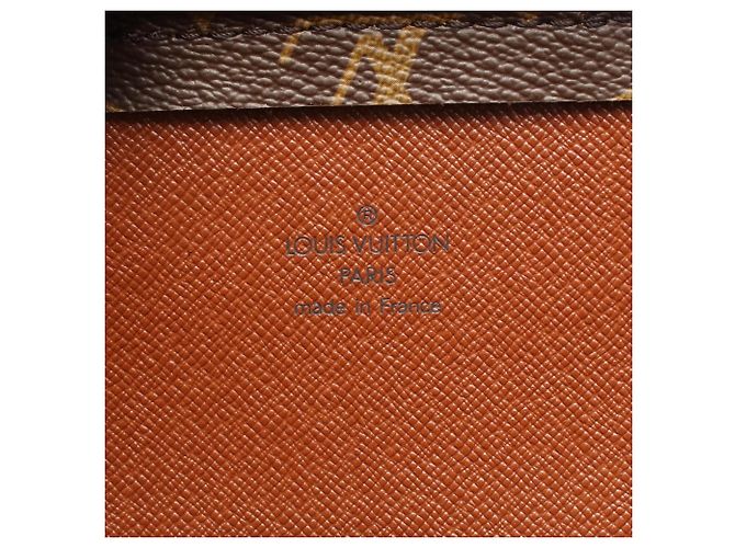 Louis Vuitton Serviette Fermoire Valigetta Marrone Monogramma - vista 4