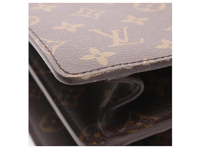 Louis Vuitton Serviette Fermoire Valigetta Marrone Monogramma - vista 9