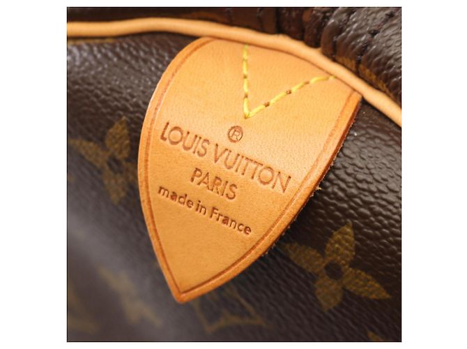 Borsa Boston Louis Vuitton Keepall 45 Monogram Marrone Monogramma - vista 4