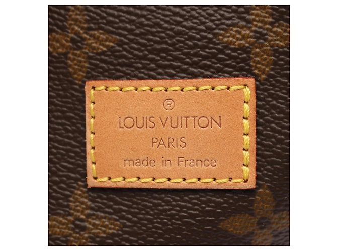 Borsa a Spalla Louis Vuitton Saumur 30 Marrone Monogramma - vista 4