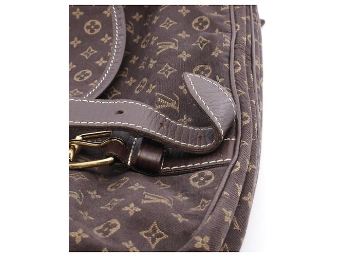 Borsa a Spalla Louis Vuitton Saumur XL Marrone Damier ebene - vista 7