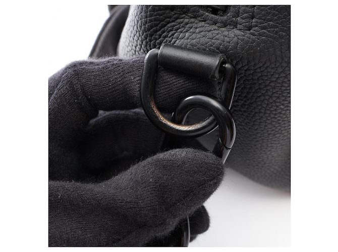 Borsa a tracolla Louis Vuitton City Keepall Nero - vista 8