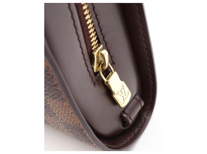 Clutch Louis Vuitton Saint Damier Ebene Marrone - vista 8
