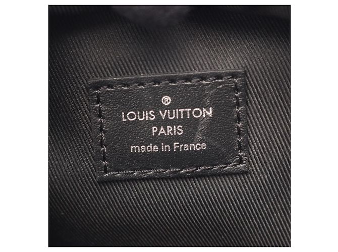 Zaino/Borsa Louis Vuitton Josh NV Monogram Macassar Marrone Nero - vista 4