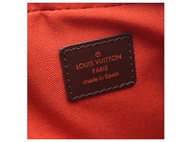 Marsupio Louis Vuitton Geronimos Damier Ebene Marrone - vista 4
