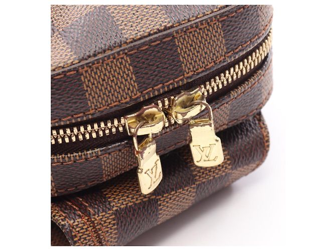 Marsupio Louis Vuitton Geronimos Damier Ebene Marrone - vista 6