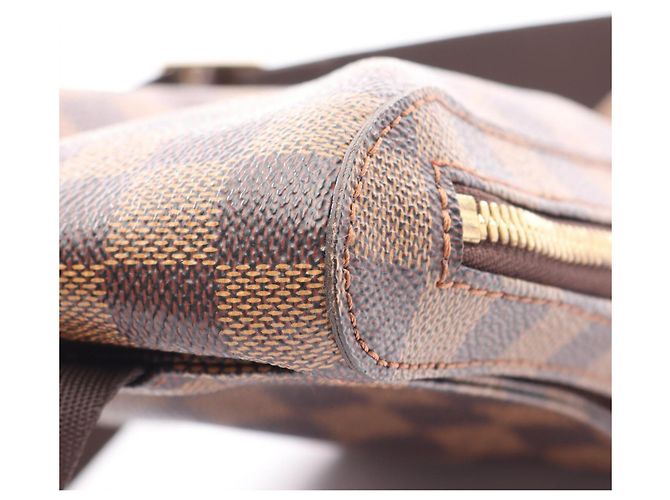 Marsupio Louis Vuitton Geronimos Damier Ebene Marrone - vista 7
