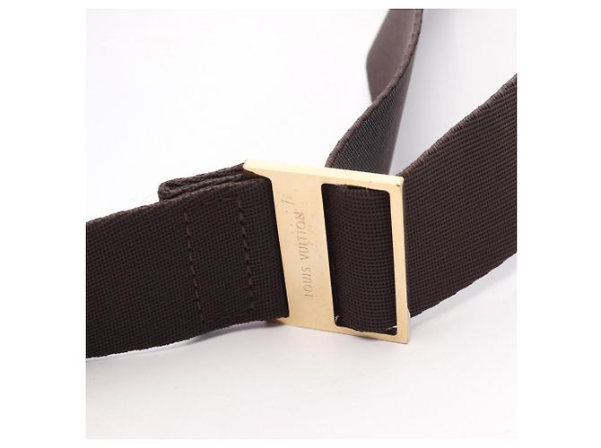 Marsupio Louis Vuitton Geronimos Damier Ebene Marrone - vista 8