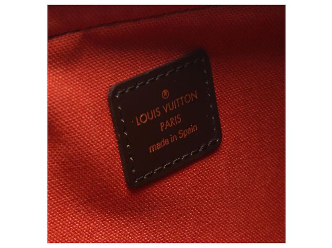 Marsupio Louis Vuitton Geronimos Damier Ebene Marrone - vista 4