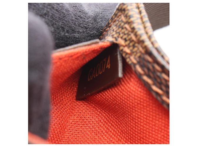 Marsupio Louis Vuitton Geronimos Damier Ebene Marrone - vista 5