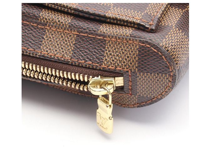 Marsupio Louis Vuitton Geronimos Damier Ebene Marrone - vista 6