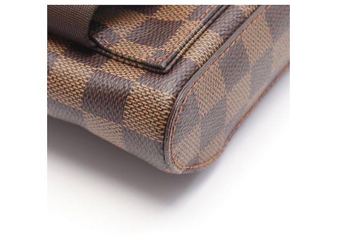 Marsupio Louis Vuitton Geronimos Damier Ebene Marrone - vista 7