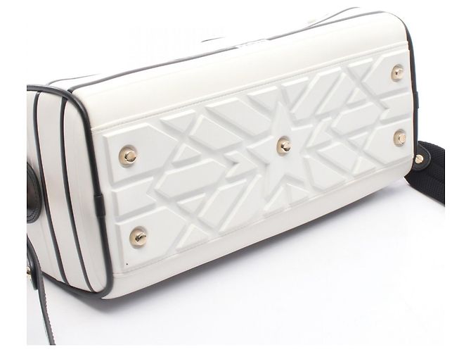 Borsa bowling Christian Dior Dior Vibe Nero Bianco - vista 5