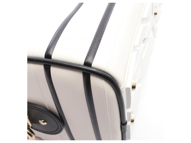 Borsa bowling Christian Dior Dior Vibe Nero Bianco - vista 8