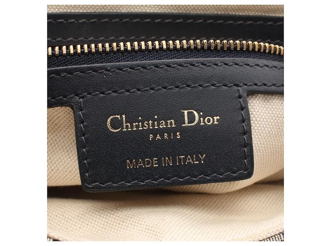 Christian Dior Dior Saddle Bag Beige Blu navy - vista 4