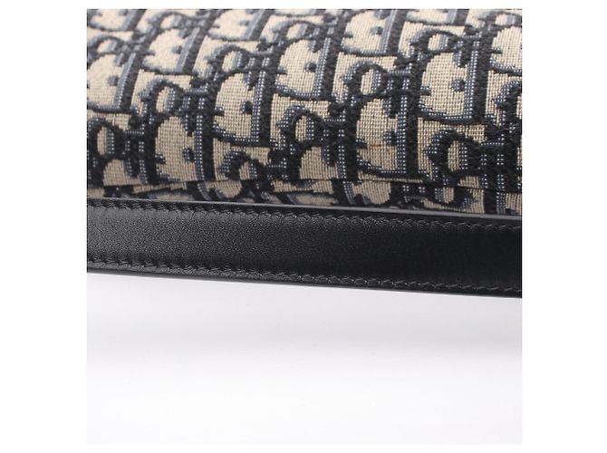 Christian Dior Dior Saddle Bag Beige Blu navy - vista 8