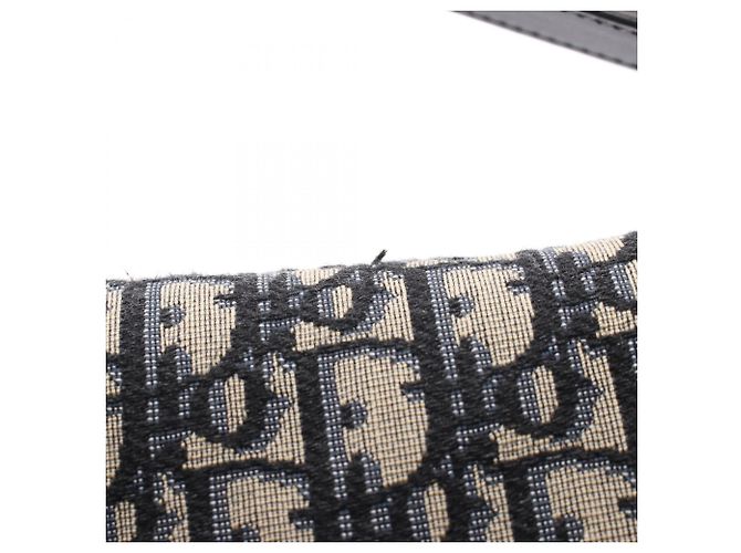 Christian Dior Dior Saddle Bag Beige Blu navy - vista 9