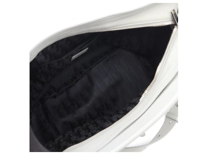 Borsa Saddle in pelle blu Christian Dior - vista 3