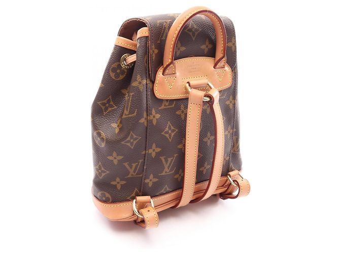 Zaino/Borsa Mini Montsouris Louis Vuitton Marrone - vista 2