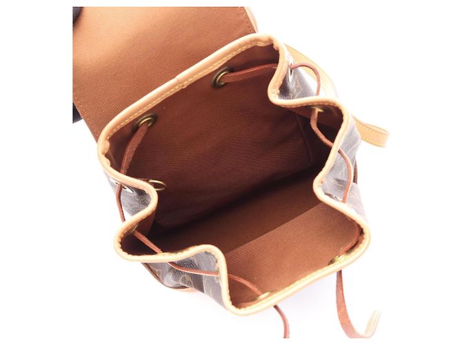Zaino/Borsa Mini Montsouris Louis Vuitton Marrone - vista 3