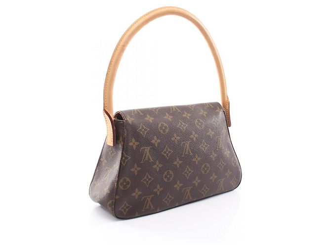 Louis Vuitton Mini Looping Handtasche Braun - Ansicht 2