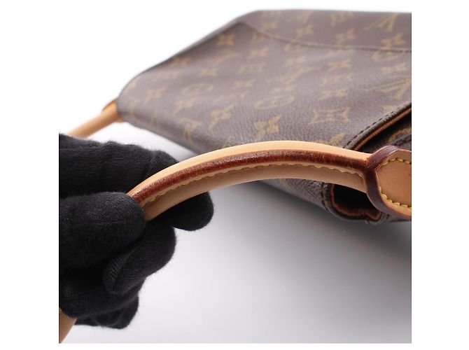 Louis Vuitton Mini Looping Handtasche Braun - Ansicht 9