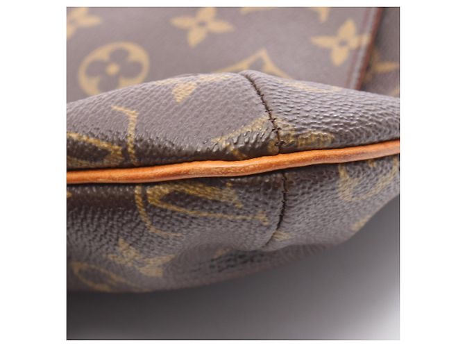 Borsa a Spalla Louis Vuitton Musette Salsa Short Strap Monogram Marrone - vista 10