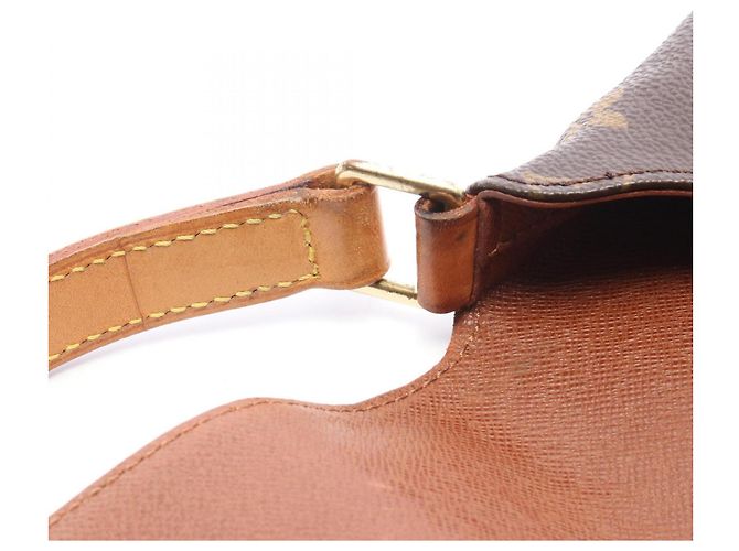 Borsa a Spalla Louis Vuitton Musette Salsa Short Strap Monogram Marrone - vista 7