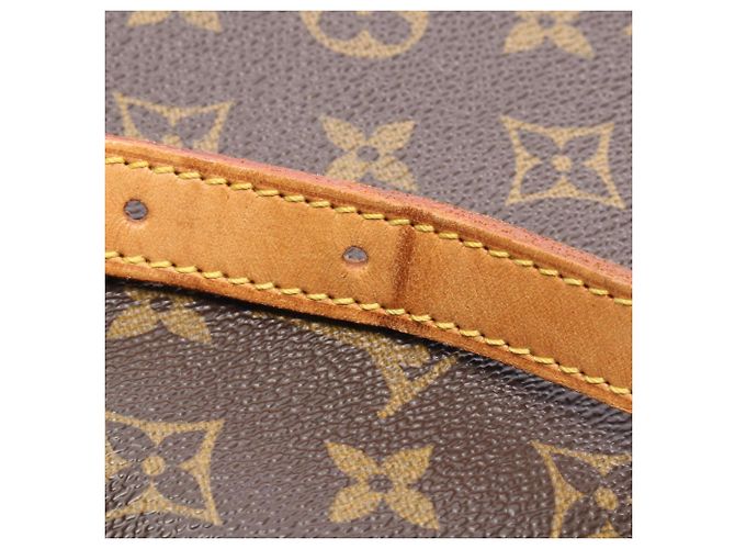 Borsa a Spalla Louis Vuitton Musette Salsa Short Strap Monogram Marrone - vista 9