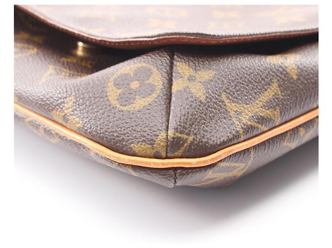 Borsa a Spalla Louis Vuitton Musette Salsa Long Strap Marrone - vista 7