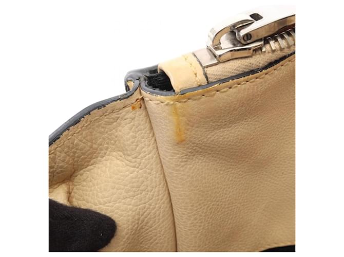 Borsa Tote 2-Way con logo Triangle Prada Beige - vista 12