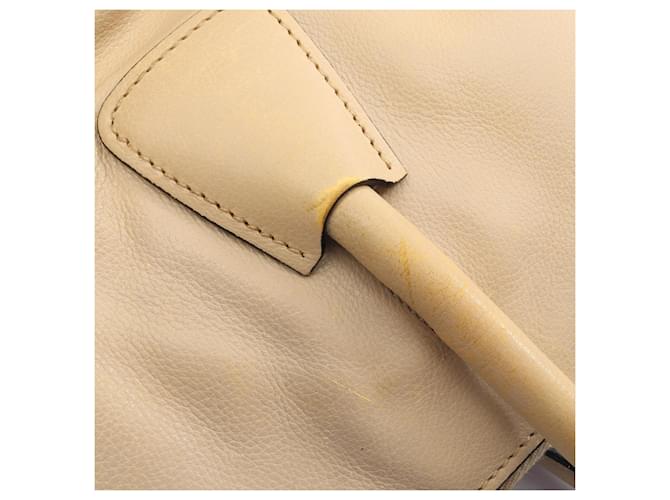 Borsa Tote 2-Way con logo Triangle Prada Beige - vista 8