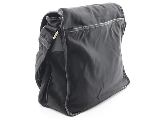 Saffiano Prada Flap Shoulder Bag Schwarz - Ansicht 2