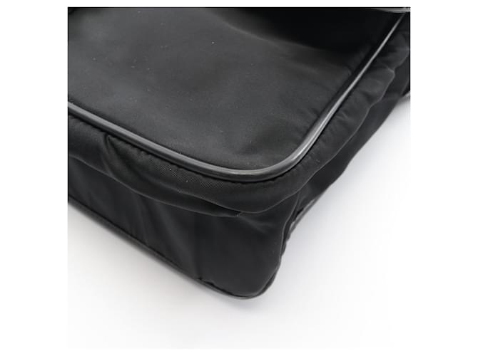 Saffiano Prada Flap Shoulder Bag Schwarz - Ansicht 5