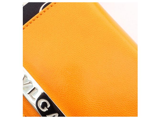 Borsa Bulgari BVLGARI Logomania Nero Arancione - vista 6