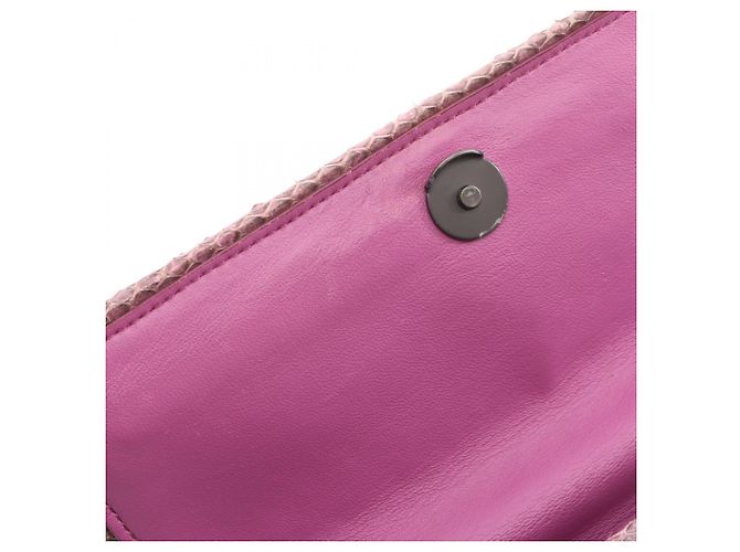 Borsa in tessuto e pelle viola Bottega Veneta Porpora - vista 6