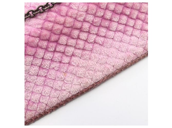 Borsa in tessuto e pelle viola Bottega Veneta Porpora - vista 7